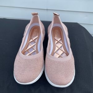 Michael Kors Slip-On Flats Rose Gold & Blush Pink